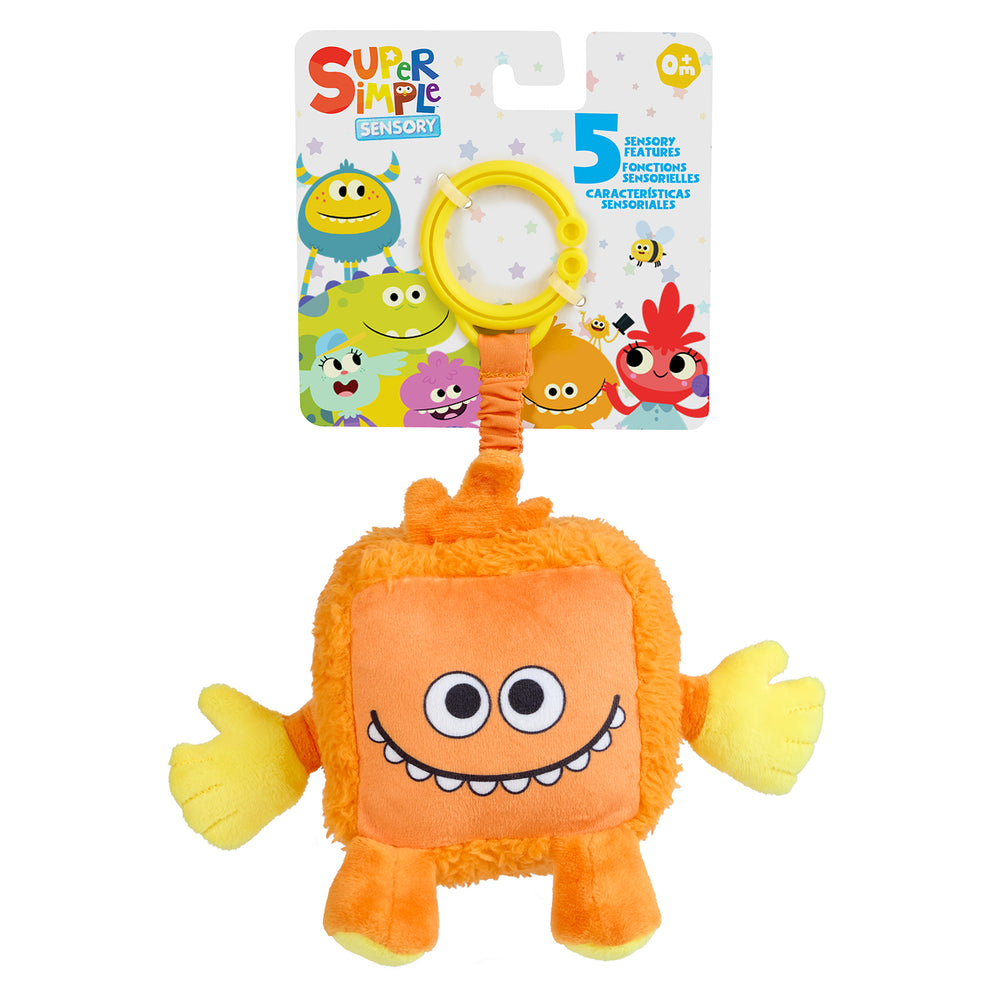 Super Simple Sensory Plush Monster - Dewey (Orange)