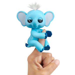 Fingerlings Baby Elephant - Gray (Blue)