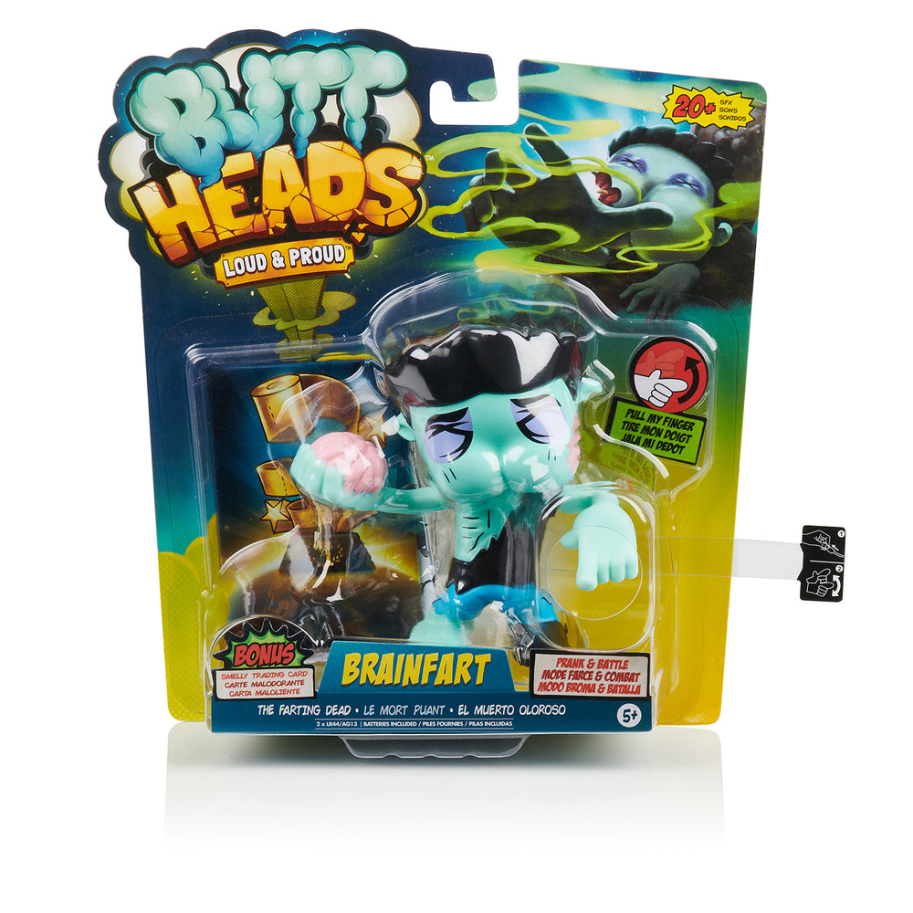 Buttheads - Brainfart (Zombie) - Interactive Farting Toy